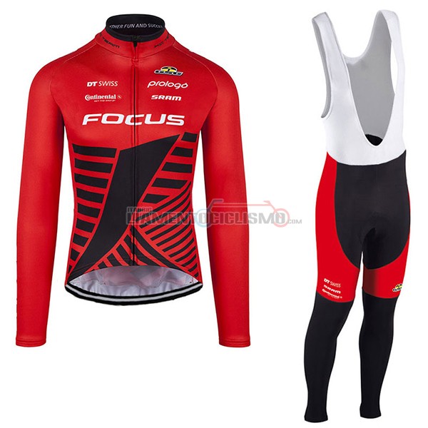 Abbigliamento Ciclismo Focus XC ML scuro 2017 rosso